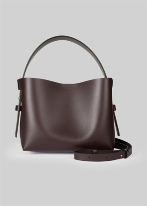 Leata leather bag Chocolate Plum Second Female 